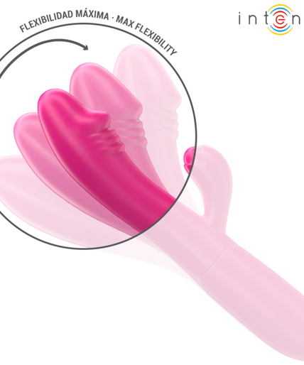 Intense – Ivy Flexibele Vibrator 10 Vibraties Met Stimulerende Tong Roze Intense – Ivy Flexibele Vibrator 10 Vibraties Met Stimulerende Tong Roze