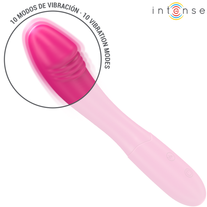 Pleasurements – Intense – Belinda Flexibler Vibrator 19 cm 10 Vibrationen Pink