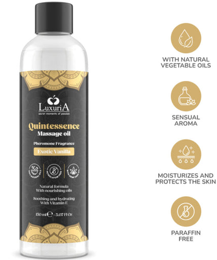INTIMATELINE LUXURIA - ACEITE DE MASAJES VAINILLA EXOTIC 150 ML INTIMATELINE LUXURIA - ACEITE DE MASAJES VAINILLA EXOTIC 150 ML
