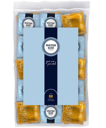 MISTER SIZE - CONDOM SIZE M 53 MM (100 UNITS) MISTER SIZE - CONDOM SIZE M 53 MM (100 UNITS)