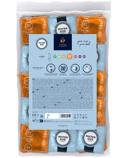 MISTER SIZE - CONDOM SIZE L 57 MM (100 UNITS) MISTER SIZE - CONDOM SIZE L 57 MM (100 UNITS)