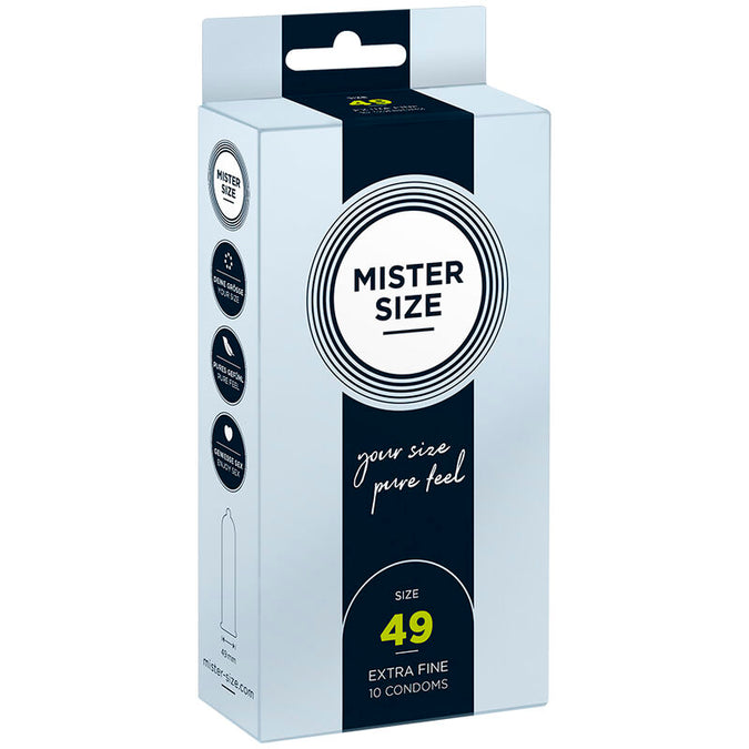 MISTER SIZE - CONDOOMMAAT S 49 MM (10 STUKS)