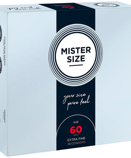 MISTER SIZE - CONDOM SIZE XL 60 MM (36 UNITS) MISTER SIZE - CONDOM SIZE XL 60 MM (36 UNITS)