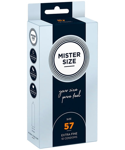 MISTER SIZE - CONDOM SIZE L 57 MM (10 UNITS) MISTER SIZE - CONDOM SIZE L 57 MM (10 UNITS)