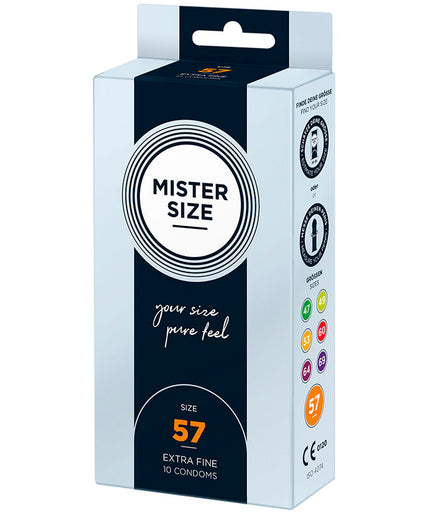 MISTER SIZE - CONDOM SIZE L 57 MM (10 UNITS) MISTER SIZE - CONDOM SIZE L 57 MM (10 UNITS)