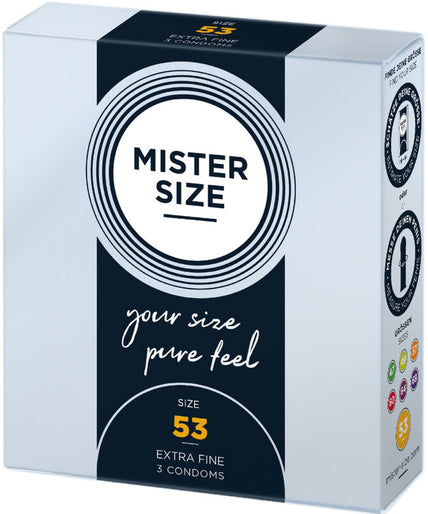 MISTER SIZE - CONDOM SIZE M 53 MM (3 UNITS) MISTER SIZE - CONDOM SIZE M 53 MM (3 UNITS)