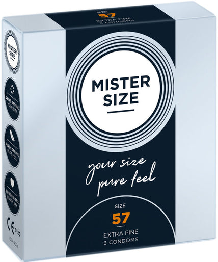 MISTER SIZE - CONDOM SIZE L 57 MM (3 UNITS) MISTER SIZE - CONDOM SIZE L 57 MM (3 UNITS)