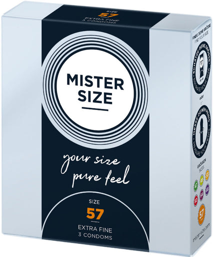 MISTER SIZE - CONDOM SIZE L 57 MM (3 UNITS) MISTER SIZE - CONDOM SIZE L 57 MM (3 UNITS)