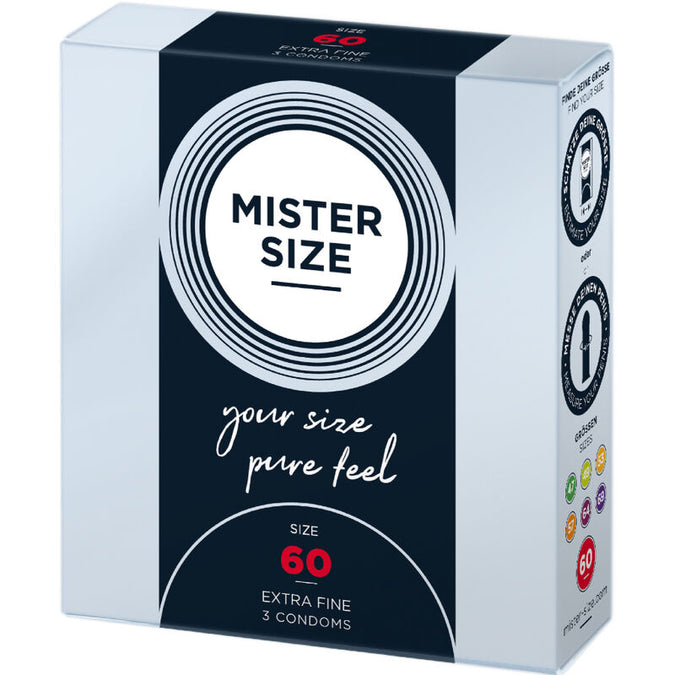 MISTER SIZE - CONDOOMMAAT XL 60 MM (3 STUKS)