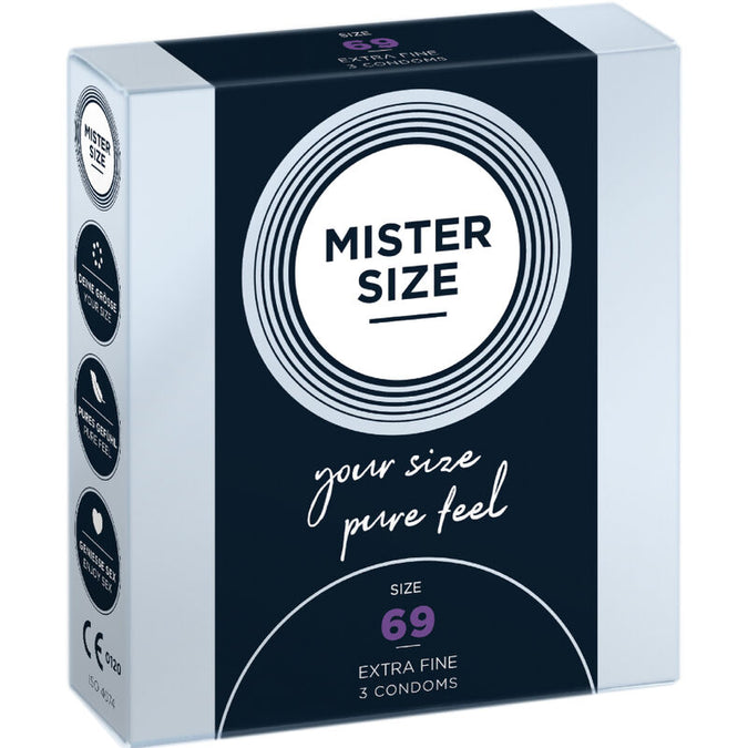 Mister Size – Condooms Maat XXXL 69 Mm (3 Stuks)
