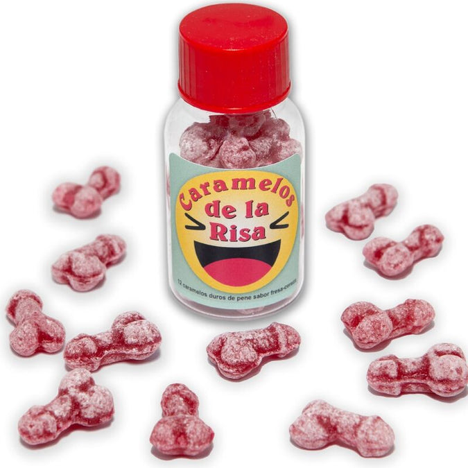 DIABLO PICANTE - 12 PIEMELVORMIGE LACHSLIKJES AARDBEI/KERSIE