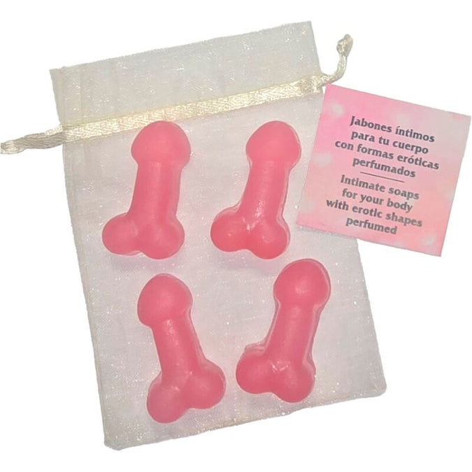 DIABLO PICANTE - 4 PIEMELVORMIGE GEPARFUMEERDE MINIZEPEN ROZE