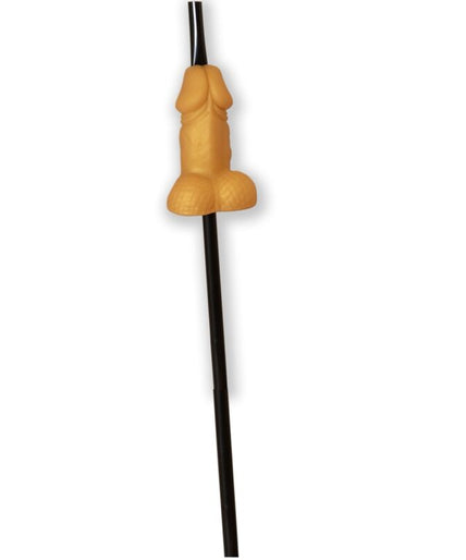 DIABLO PICANTE - GOLDEN PENIS SHAPED STRAW DIABLO PICANTE - GOLDEN PENIS SHAPED STRAW
