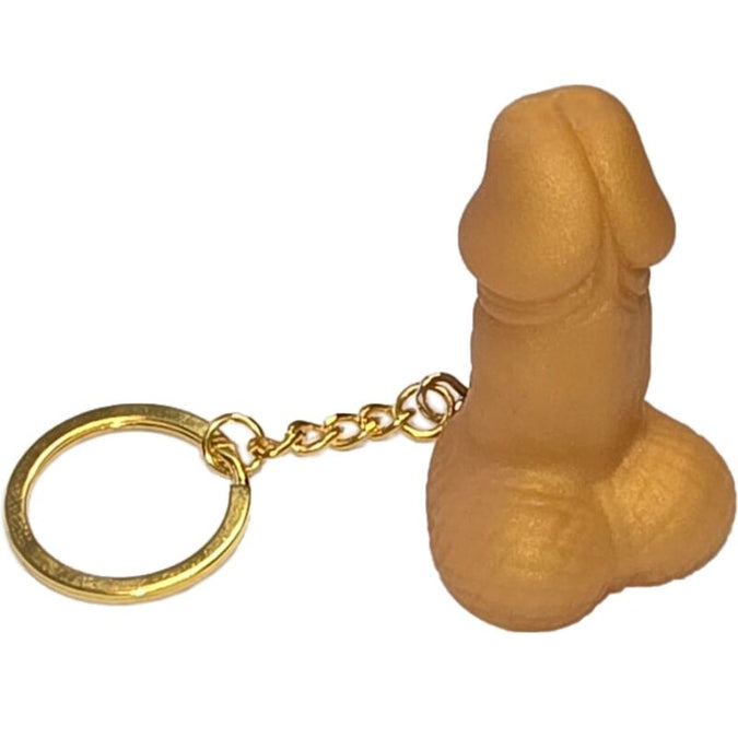 Diablo Picante – Gouden piemelvormige sleutelhanger