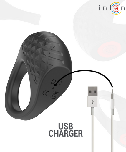 INTENSE - CLOVER VIBRATOR PENIS RING 10 VIBRATIONS BLACK INTENSE - CLOVER VIBRATOR PENIS RING 10 VIBRATIONS BLACK