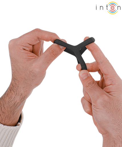 INTENSE - CARSON DOUBLE SILICONE PENIS RING BLACK MODEL 4 INTENSE - CARSON DOUBLE SILICONE PENIS RING BLACK MODEL 4