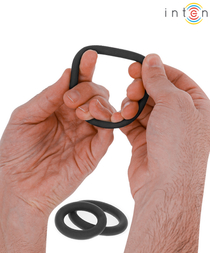INTENSE - HUGH 3 BASIC SILICONE PENIS RINGS BLACK INTENSE - HUGH 3 BASIC SILICONE PENIS RINGS BLACK