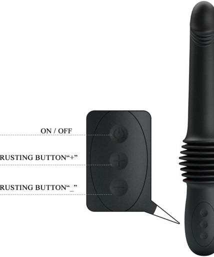 PRETTY LOVE - PAZUZU VIBRATOR 3 THRUST MODES BLACK PRETTY LOVE - PAZUZU VIBRATOR 3 THRUST MODES BLACK