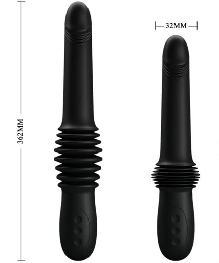 PRETTY LOVE - PAZUZU VIBRATOR 3 THRUST MODES BLACK PRETTY LOVE - PAZUZU VIBRATOR 3 THRUST MODES BLACK