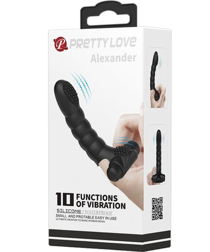 Pretty Love – Alexander Finger Vibrator 10 Vibrations Black Pretty Love – Alexander Finger Vibrator 10 Vibrations Black