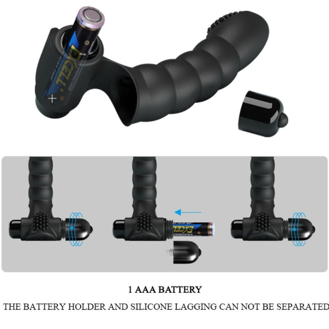 Pretty Love – Alexander Finger Vibrator 10 Vibrations Black