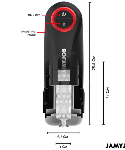 JAMYJOB - GRAVITY AUTOMATIC VAGINA MASTURBATOR 5 THRUSTING MODES AND SOUND EFFECT JAMYJOB - GRAVITY AUTOMATIC VAGINA MASTURBATOR 5 THRUSTING MODES AND SOUND EFFECT