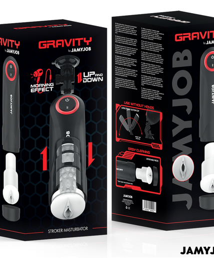 JAMYJOB - GRAVITY AUTOMATIC VAGINA MASTURBATOR 5 THRUSTING MODES AND SOUND EFFECT JAMYJOB - GRAVITY AUTOMATIC VAGINA MASTURBATOR 5 THRUSTING MODES AND SOUND EFFECT