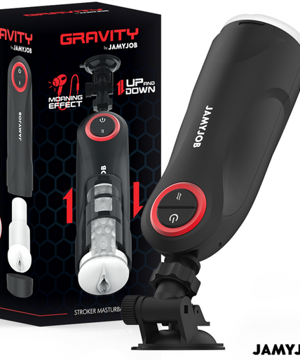 JAMYJOB - GRAVITY AUTOMATIC VAGINA MASTURBATOR 5 THRUSTING MODES AND SOUND EFFECT JAMYJOB - GRAVITY AUTOMATIC VAGINA MASTURBATOR 5 THRUSTING MODES AND SOUND EFFECT