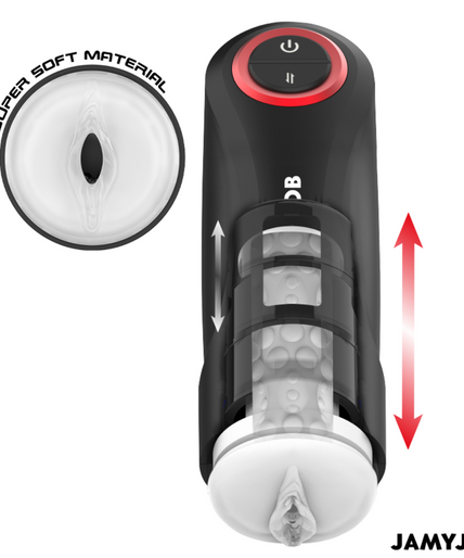 JAMYJOB - GRAVITY AUTOMATIC VAGINA MASTURBATOR 5 THRUSTING MODES AND SOUND EFFECT JAMYJOB - GRAVITY AUTOMATIC VAGINA MASTURBATOR 5 THRUSTING MODES AND SOUND EFFECT