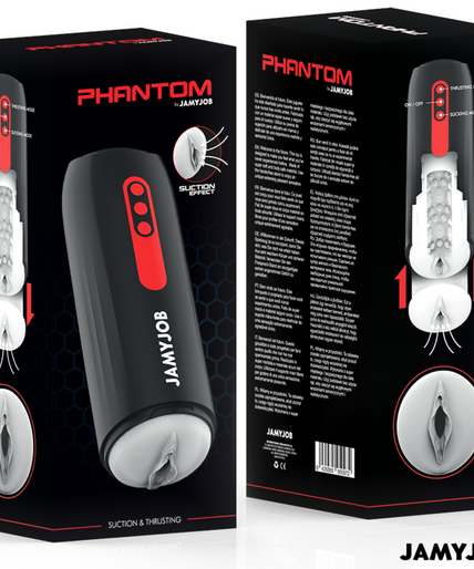 JAMYJOB - PHANTOM AUTOMATIC VAGINA MASTURBATOR 5 SUCTION AND THRUST MODES JAMYJOB - PHANTOM AUTOMATIC VAGINA MASTURBATOR 5 SUCTION AND THRUST MODES