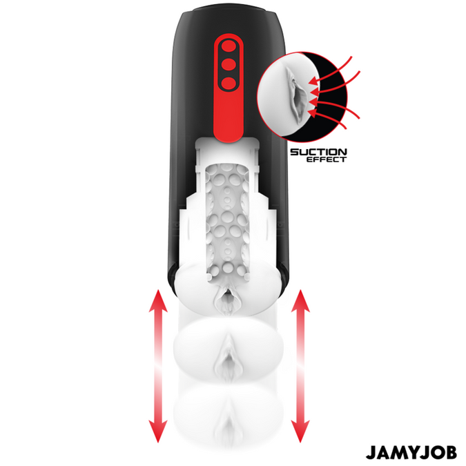 Jamyjob – Phantom Automatische Vagina Masturbator met 5 Zuig- en Stootstanden