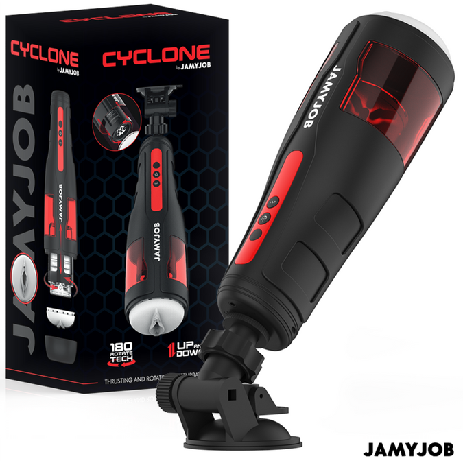 Jamyjob – Cyclone Automatic Vagina Masturbator 10 Rotation And Thrust Modes