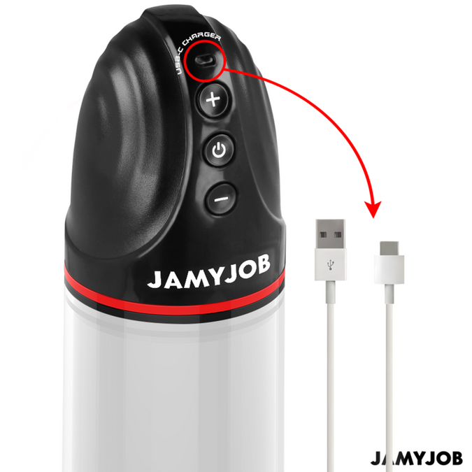 Jamyjob – Xpand automatische pomp met 3 zuigniveaus grijs