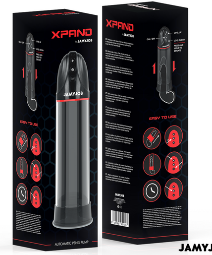 JAMYJOB - XPAND AUTOMATIC PUMP 3 SUCTION LEVELS GREY JAMYJOB - XPAND AUTOMATIC PUMP 3 SUCTION LEVELS GREY