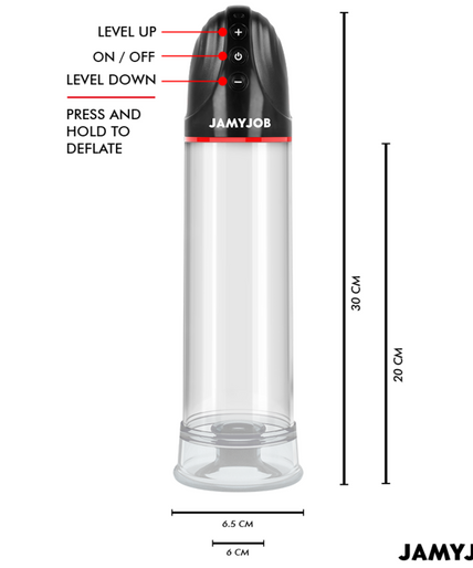 JAMYJOB - XPAND AUTOMATIC PUMP 3 SUCTION LEVELS GREY JAMYJOB - XPAND AUTOMATIC PUMP 3 SUCTION LEVELS GREY