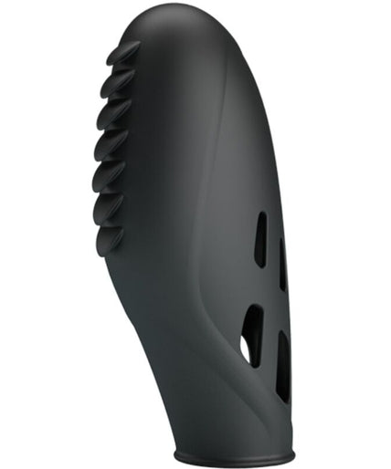 PRETTY LOVE - GILO SILICONE FINGER VIBRATOR BLACK PRETTY LOVE - GILO SILICONE FINGER VIBRATOR BLACK