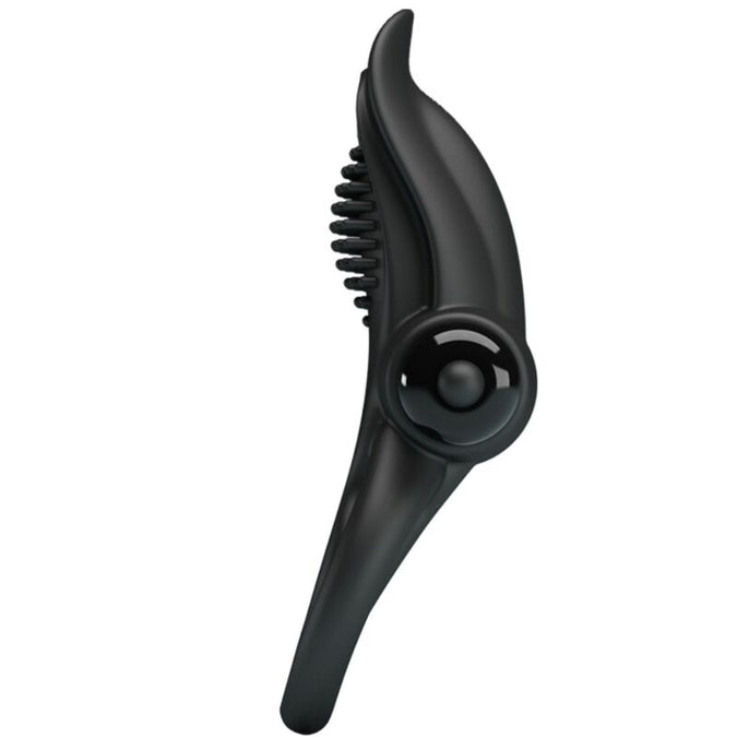 PRETTY LOVE - DUBBELE TRILLINGSRING + CLITORISSTIMULATOR 10 TRILLINGEN ZWART