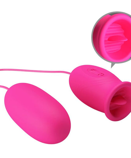 PRETTY LOVE - DAISY VIBREREND EI + CLITORISSTIMULERENDE TONG ROZE PRETTY LOVE - DAISY VIBREREND EI + CLITORISSTIMULERENDE TONG ROZE
