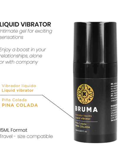 BRUMA - LIQUID VIBRATOR ULTRA GLIJDEND PINA COLADA 15 ML BRUMA - LIQUID VIBRATOR ULTRA GLIJDEND PINA COLADA 15 ML