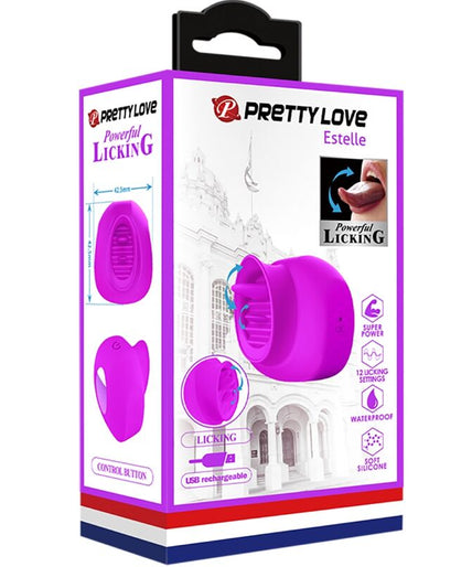 PRETTY LOVE - ESTELLE TONGUE CLITORISSTIMULATOR 12 TRILLINGEN PAARS PRETTY LOVE - ESTELLE TONGUE CLITORISSTIMULATOR 12 TRILLINGEN PAARS