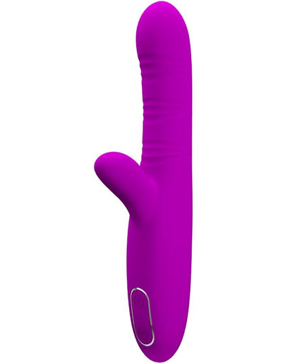 PRETTY LOVE - ANGELIQUE MULTIFUNCTION VIBRATOR + CLITORIS STIMULATOR PURPLE PRETTY LOVE - ANGELIQUE MULTIFUNCTION VIBRATOR + CLITORIS STIMULATOR PURPLE
