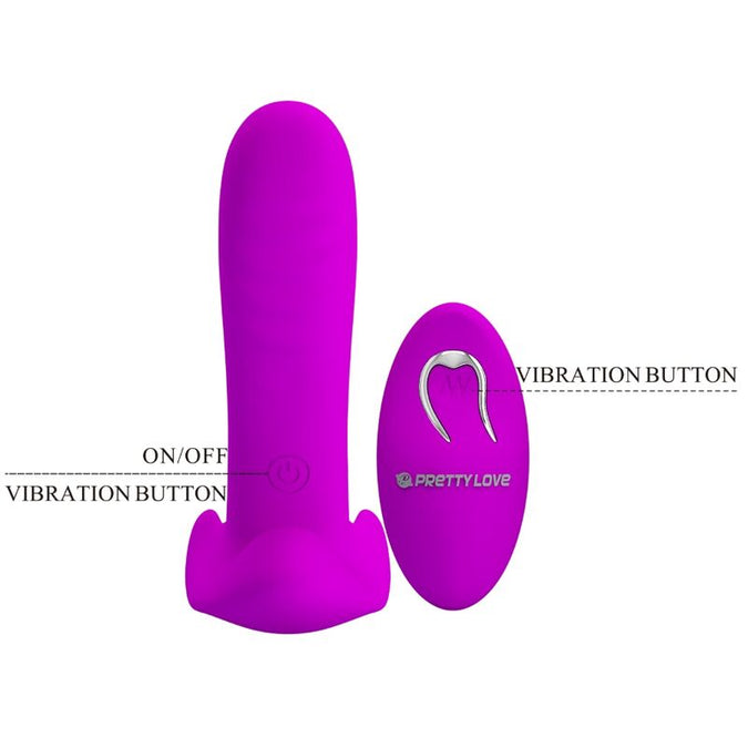 PRETTY LOVE - MASSAGER & VIBRATOR 12 TRILLINGEN AFSTANDSBEDIENING PAARS