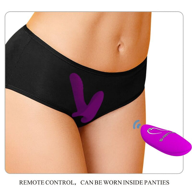 PRETTY LOVE - MASSAGER & VIBRATOR 12 TRILLINGEN AFSTANDSBEDIENING PAARS