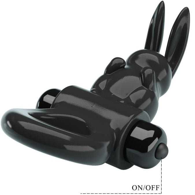 Pretty Love – Exciting Ring Rabbit Vibrator Ring 10 Vibrations Black