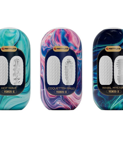 PRETTY LOVE - VENUS X 15 SILICONE MALE MASTURBATORS WHITE PRETTY LOVE - VENUS X 15 SILICONE MALE MASTURBATORS WHITE