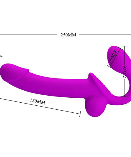 PRETTY LOVE - KELPIE DOUBLE STRAP-ON STIMULATOR PAARS PRETTY LOVE - KELPIE DOUBLE STRAP-ON STIMULATOR PAARS