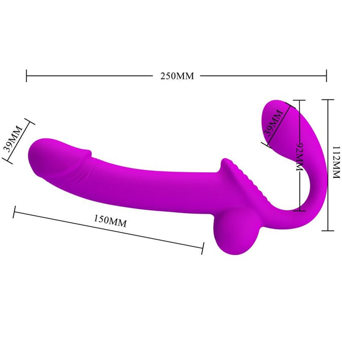 PRETTY LOVE - KELPIE DOUBLE STRAP-ON STIMULATOR PAARS