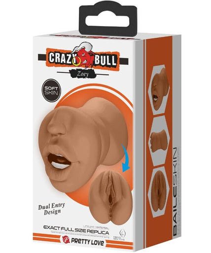 Crazy Bull – Zoey Doppel-Masturbator Mund & Vagina Fleisch Crazy Bull – Zoey Doppel-Masturbator Mund & Vagina Fleisch