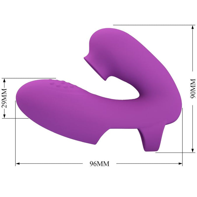 PRETTY LOVE - ATHENA FINGERVIBRATOR MET CLITORISSTIMULATOR PAARS