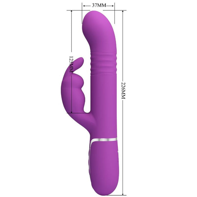 PRETTY LOVE - COALE 4-IN-1 MULTIFUNCTIONELE KONIJNENVIBRATOR PAARS